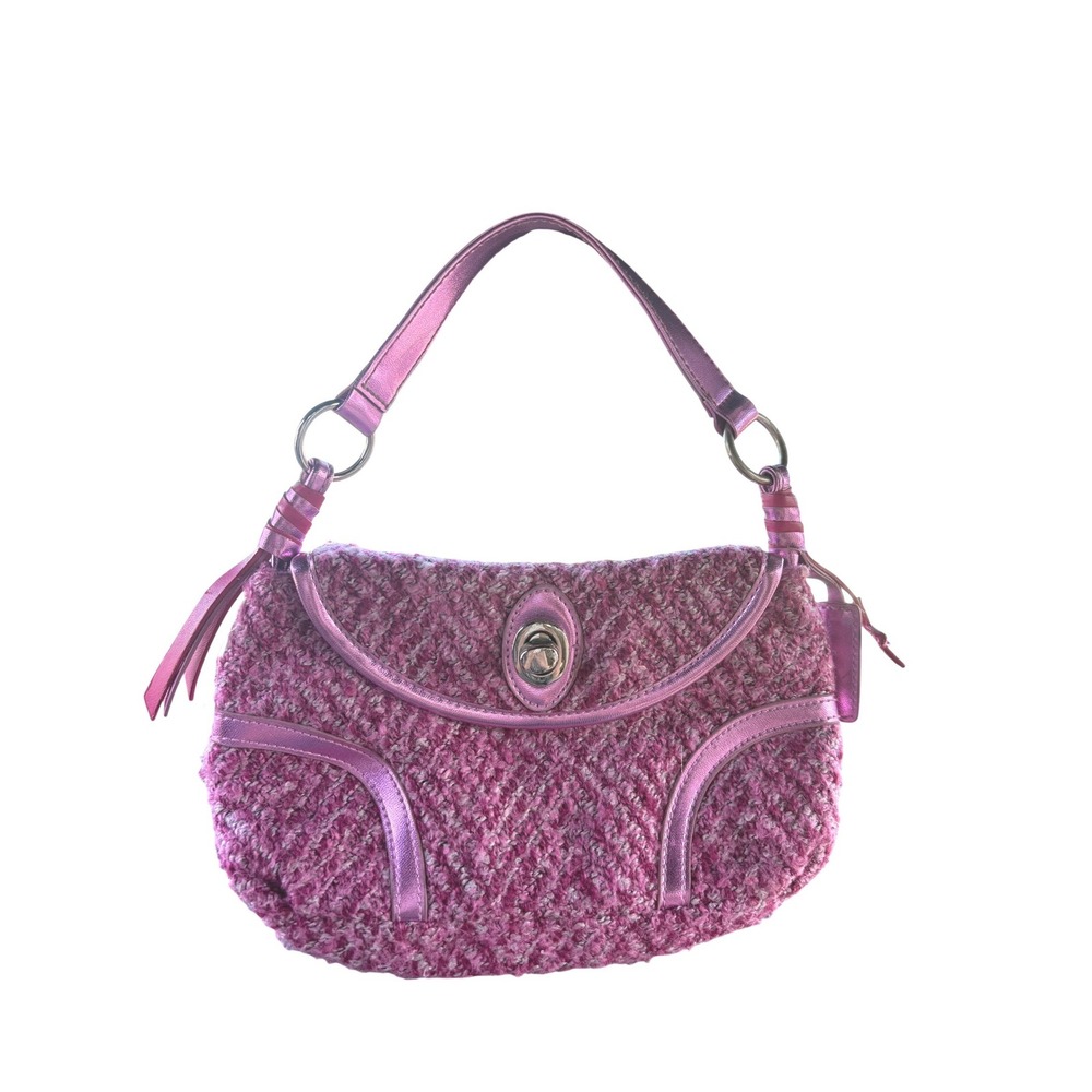 American Girl x Bath Body Works Pink Tweed Metallic Shoulder Bag Star Charm Y2K